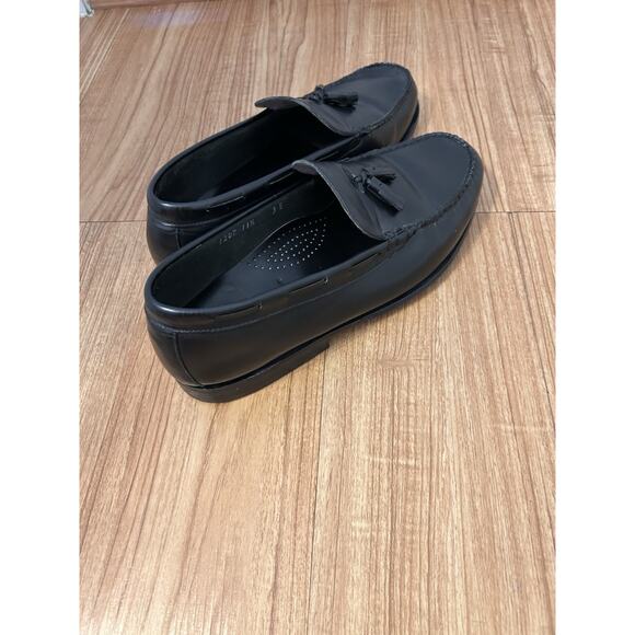Hitchcock Wide Shoes For Men Tassel Dress Shoes Black Size 11.5 main image 5